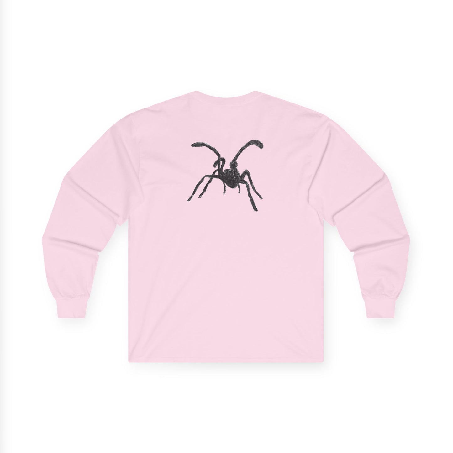 Tarantula Sketch Long Sleeve Tee - Printed sleeves