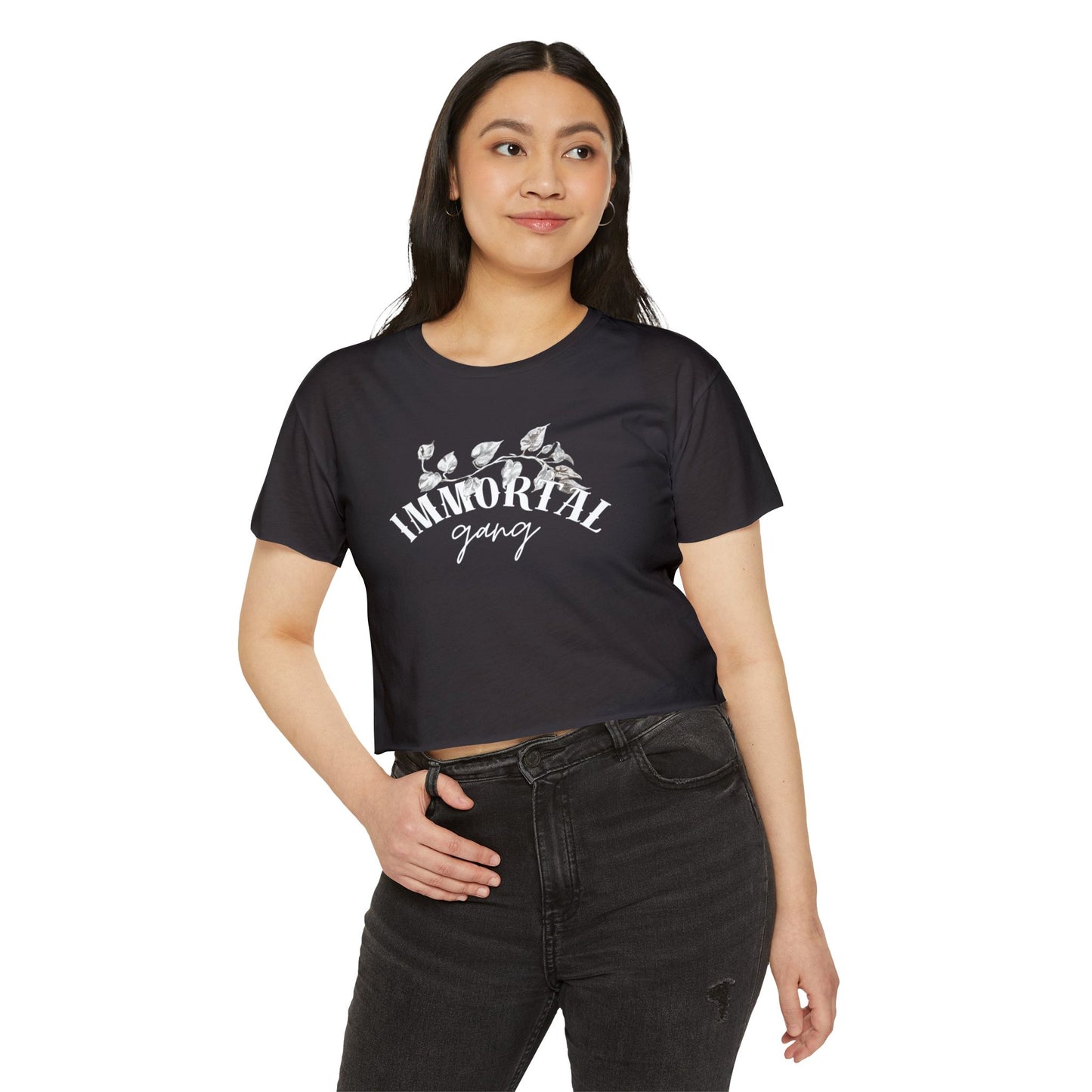 Immortal Gang Pothos Crop Top