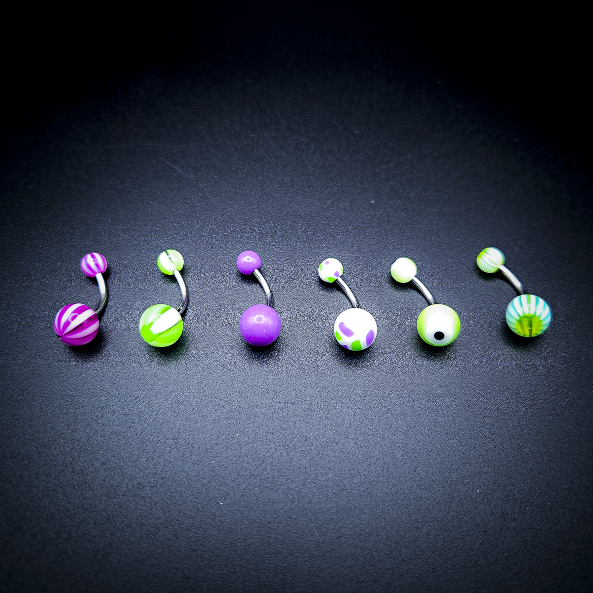 Body Jewelry - Mixed Packs of Stainless Steel 14g Curved and Straight Barbells