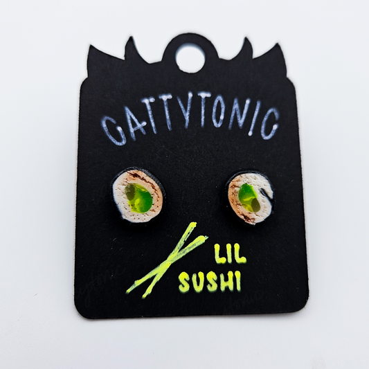 Lil Sushi Roll Stud Earrings