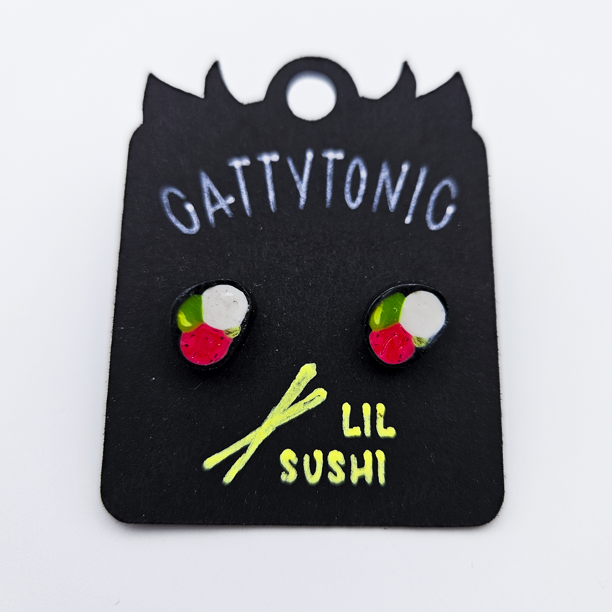 Lil Sushi Roll Stud Earrings