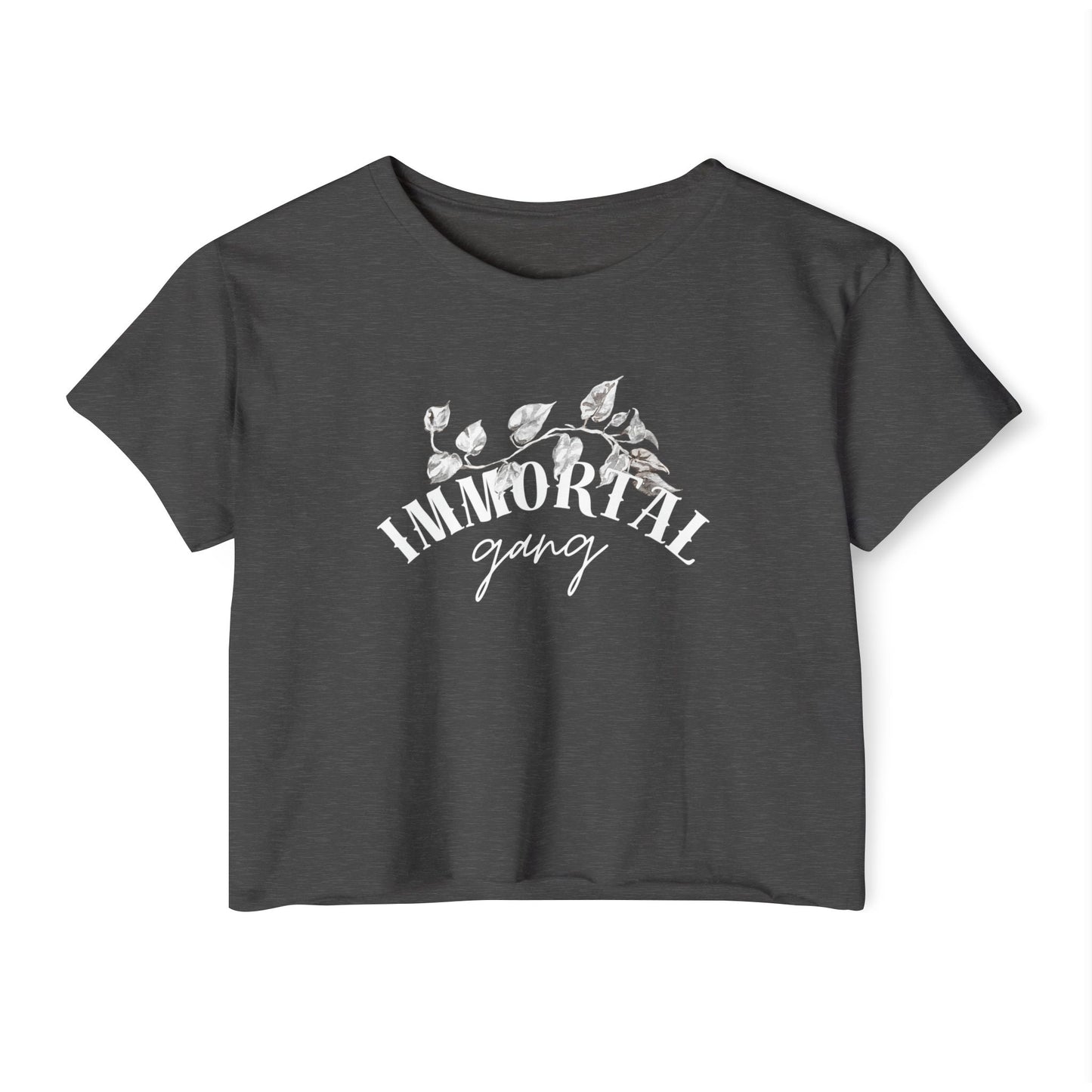 Immortal Gang Pothos Crop Top