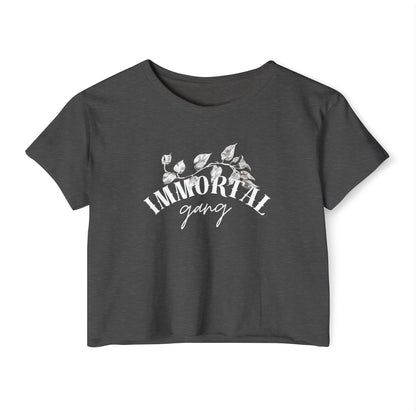 Immortal Gang Pothos Crop Top