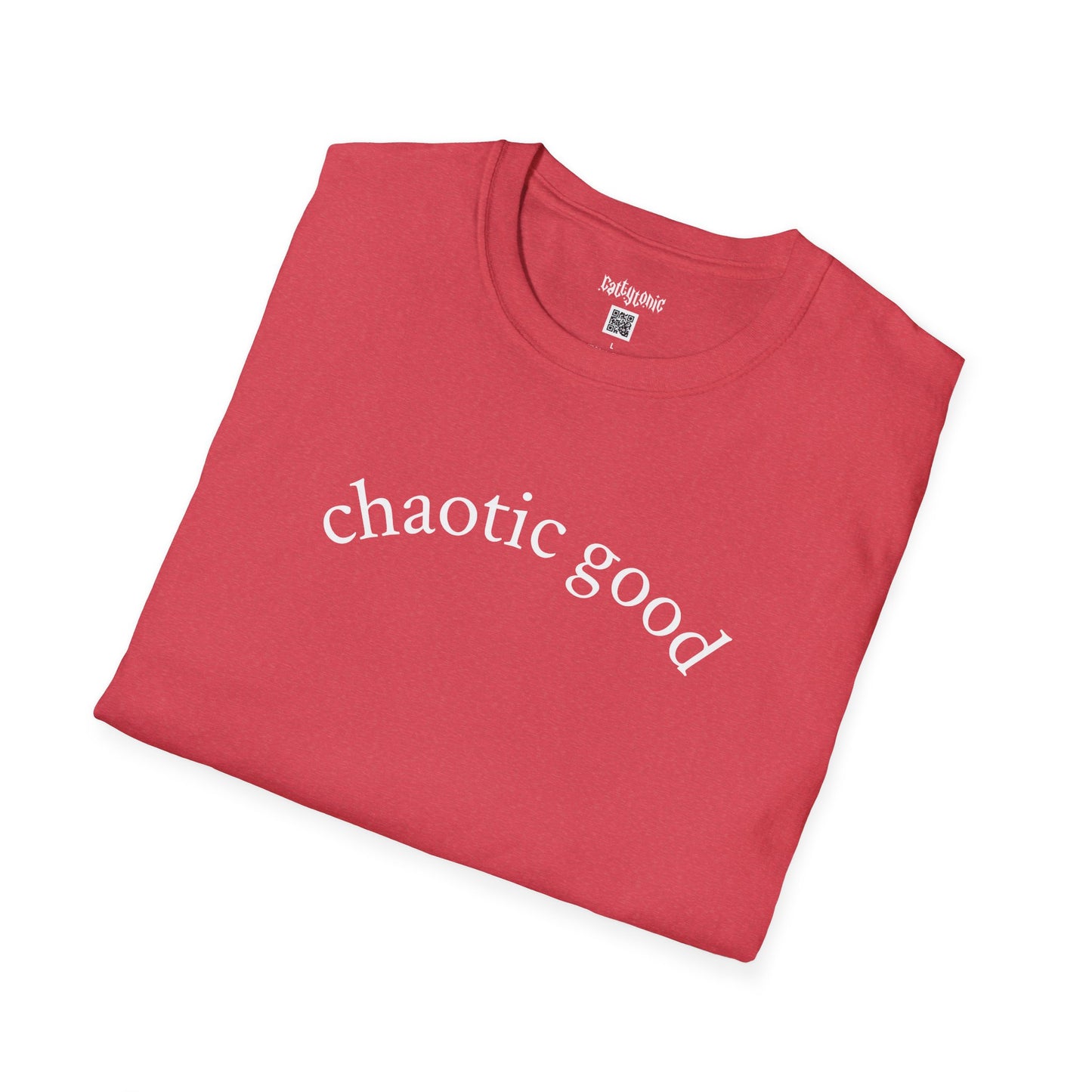 Chaotic Good T-Shirt - Minimalist RPG Alignment Tee