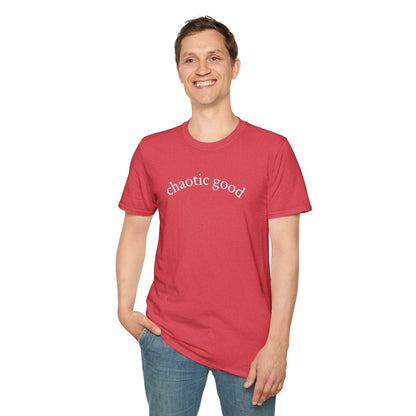 Chaotic Good T-Shirt - Minimalist RPG Alignment Tee