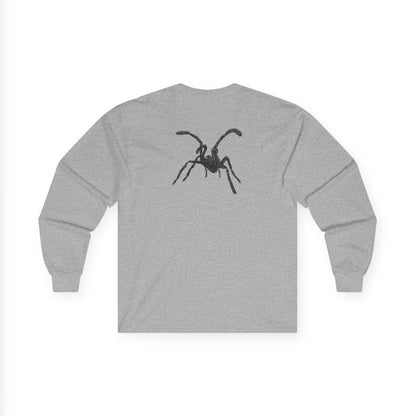 Tarantula Sketch Long Sleeve Tee - Printed sleeves