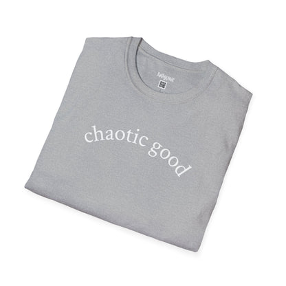 Chaotic Good T-Shirt - Minimalist RPG Alignment Tee