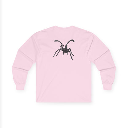 Tarantula Sketch Long Sleeve Tee - Printed sleeves