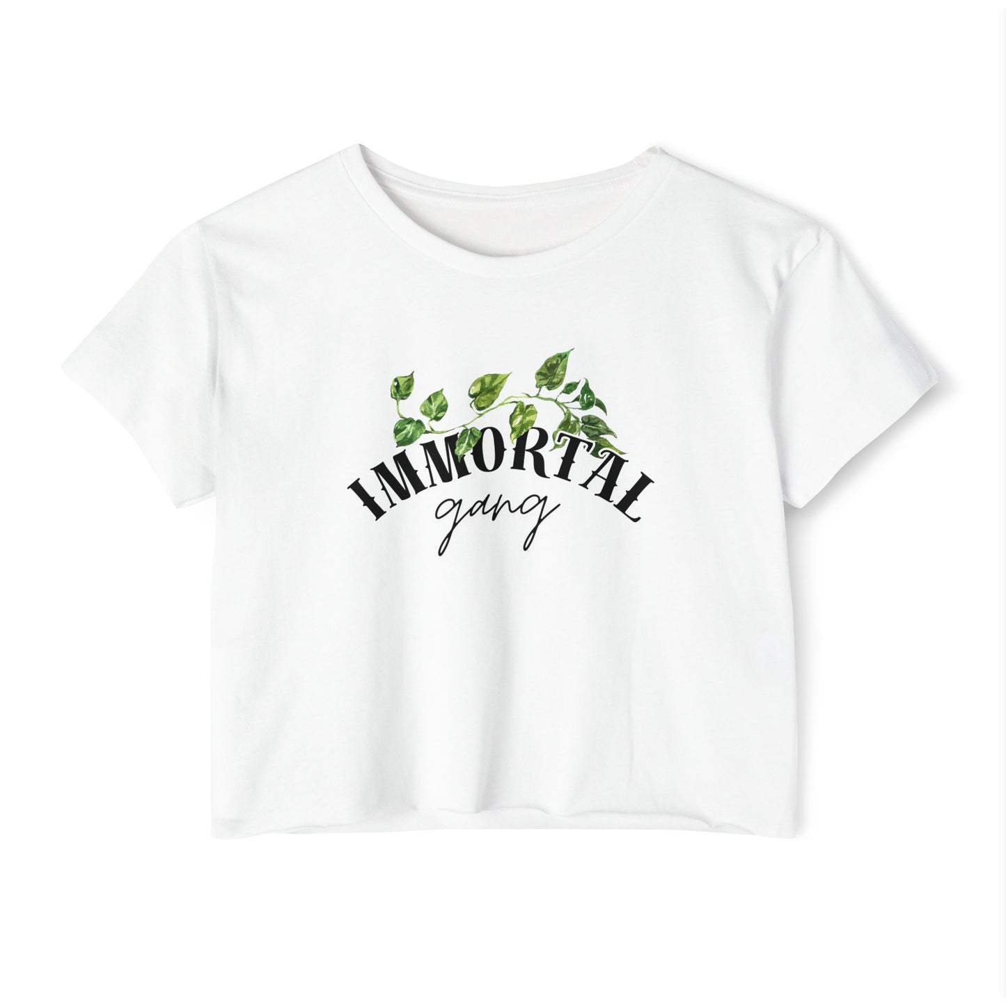 Immortal Gang Pothos Crop Top