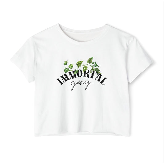 Immortal Gang Pothos Crop Top