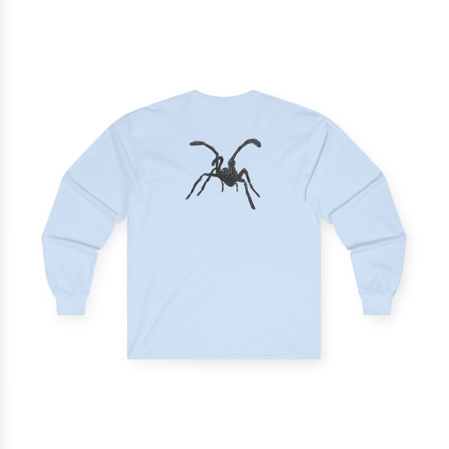 Tarantula Sketch Long Sleeve Tee - Printed sleeves