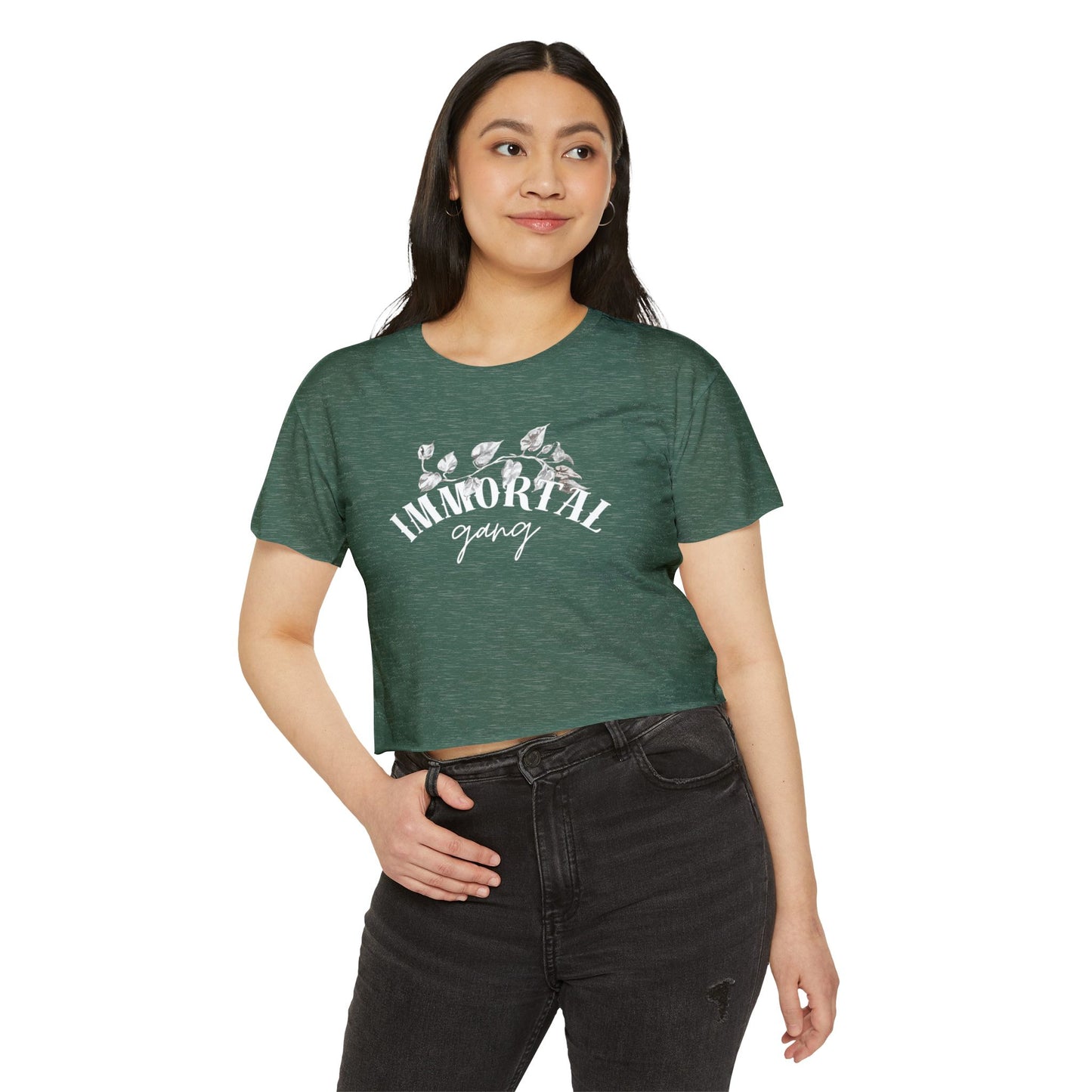 Immortal Gang Pothos Crop Top