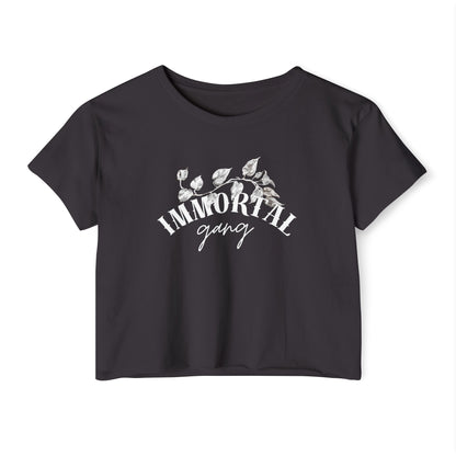 Immortal Gang Pothos Crop Top