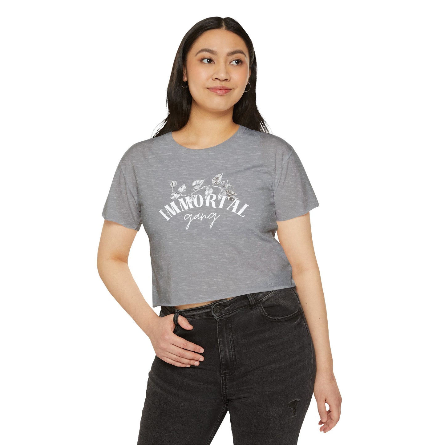 Immortal Gang Pothos Crop Top