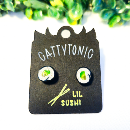 Lil Sushi Roll Stud Earrings