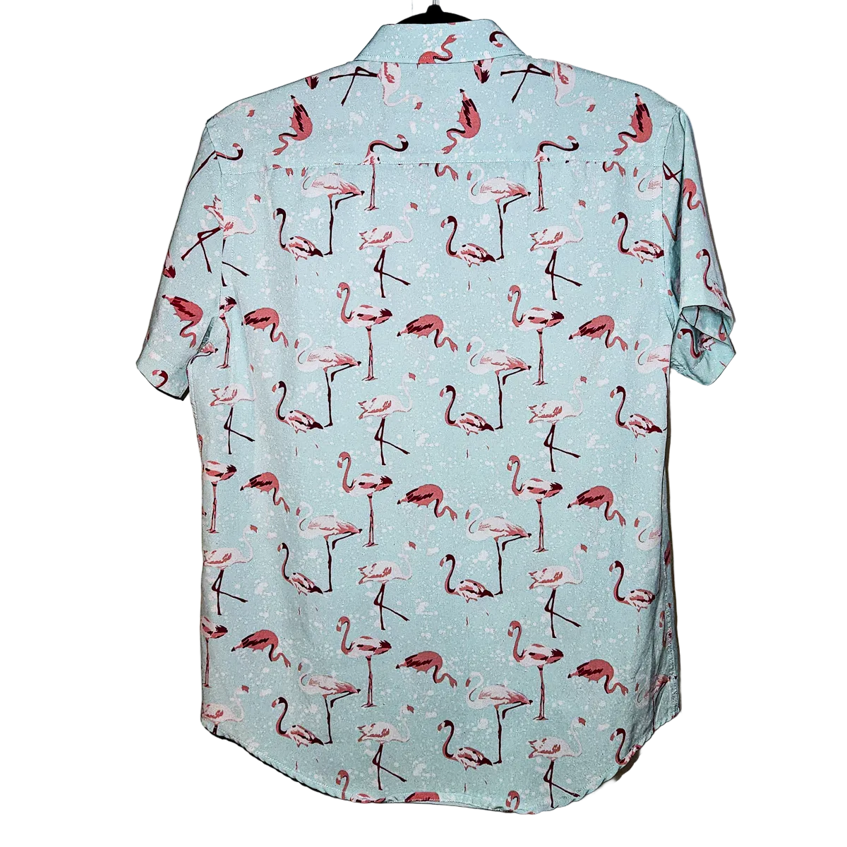 Interaffair Slim Fit Flamingo Button Down - Size S