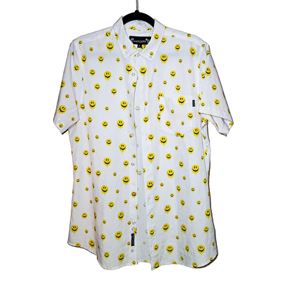 MatoSurf Smiley Face Button Down - Size M