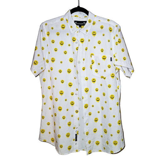 MatoSurf Smiley Face Button Down - Size M