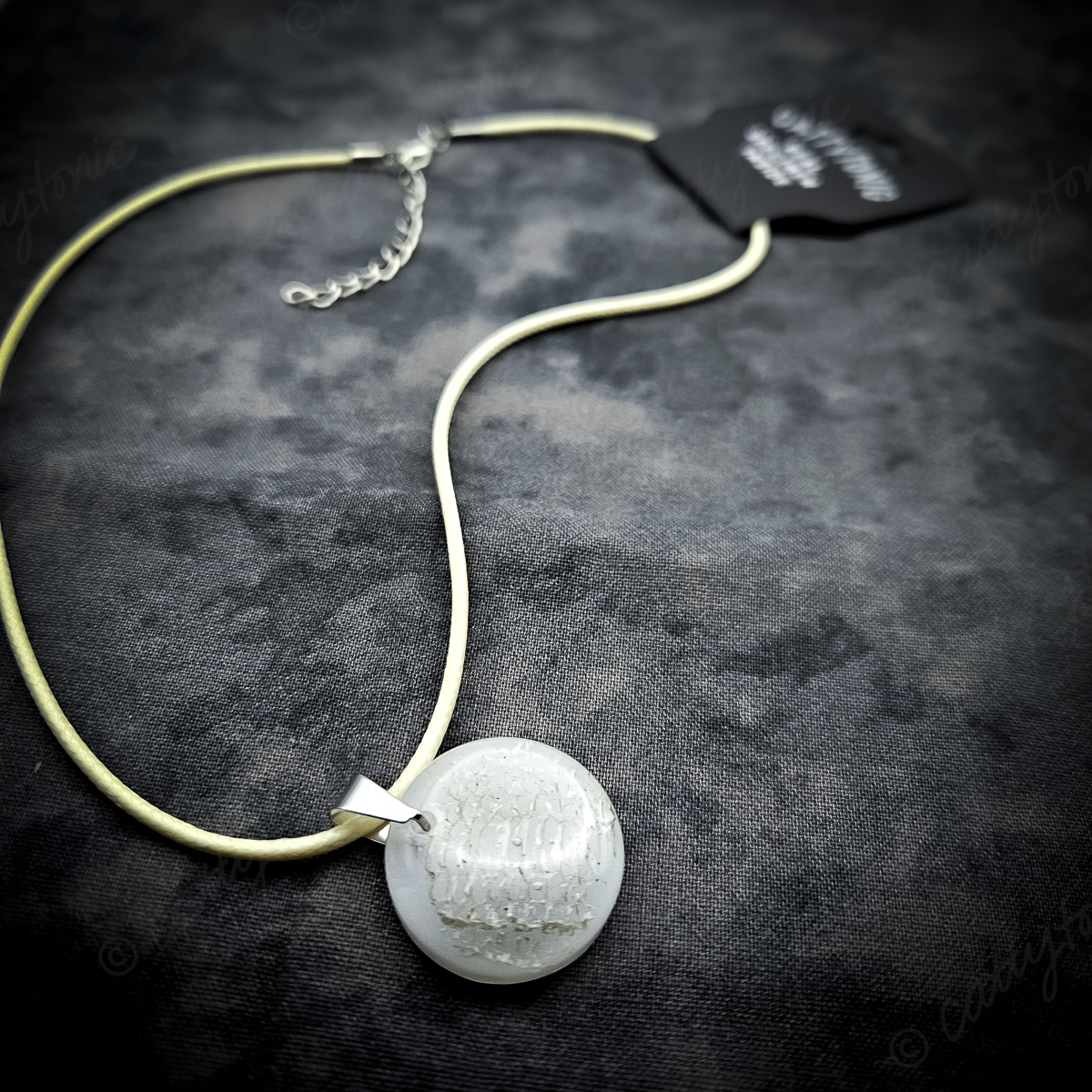 Real Snakeskin Pendant Necklace