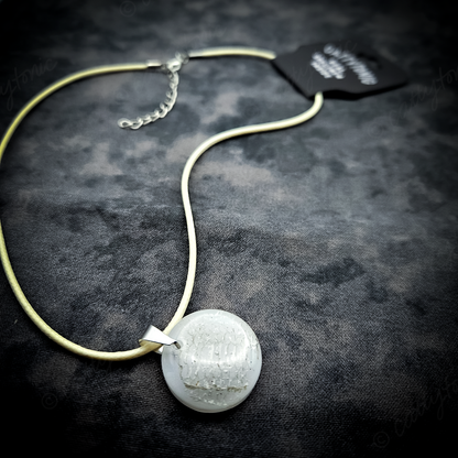 Real Snakeskin Pendant Necklace