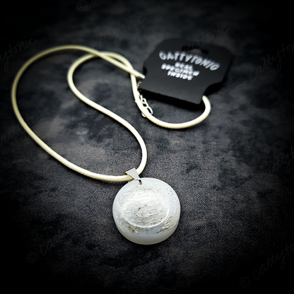 Real Snakeskin Pendant Necklace