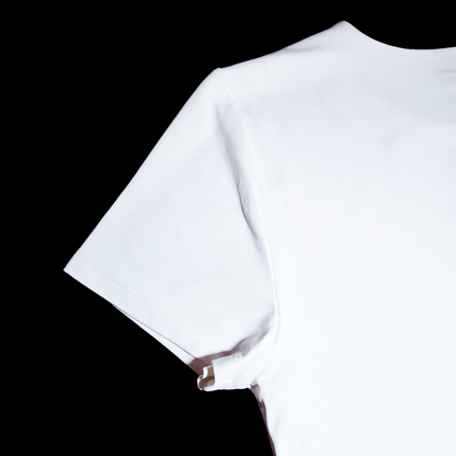 Aritzia Babaton Original Contour Marvel Waist Cropped White T-Shirt - Size L
