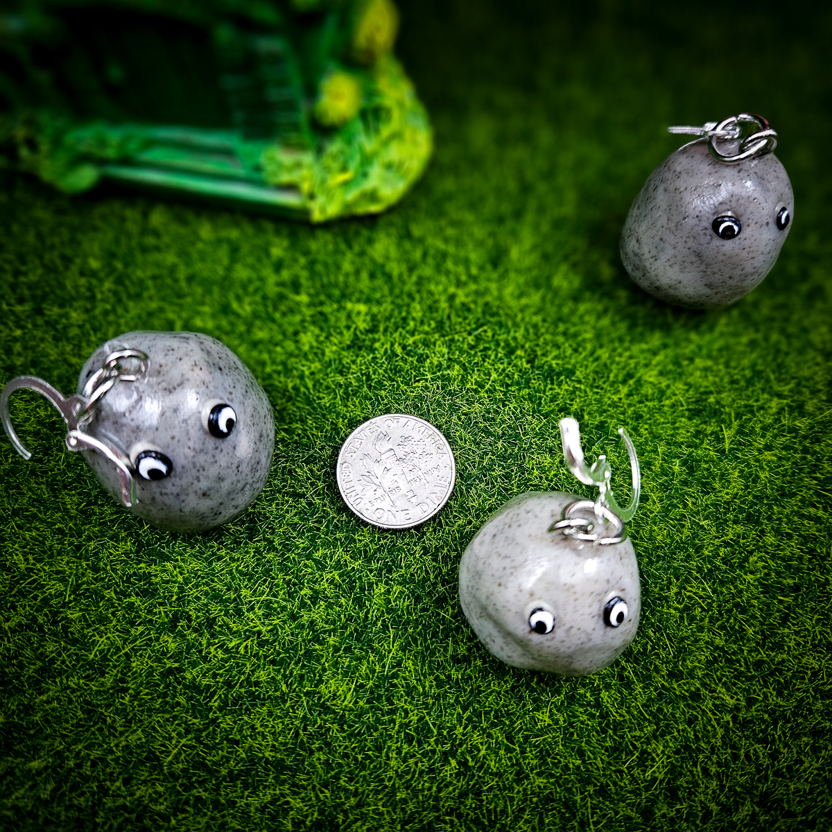Pet Rock Charm