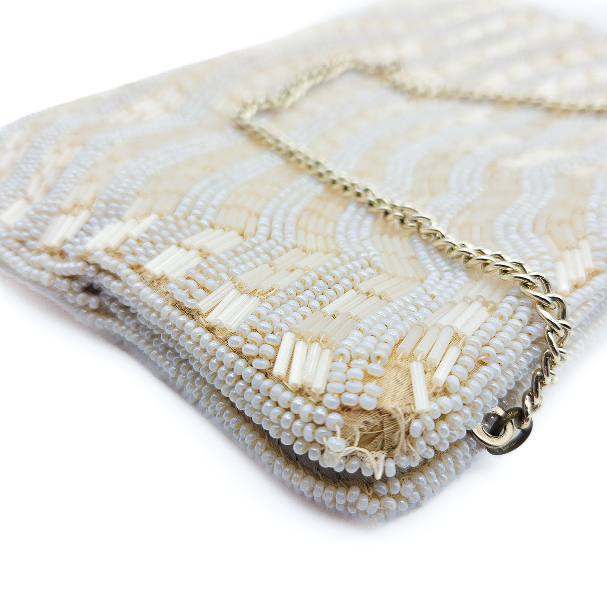 Vintage 1950s Beaded Bridal or Evening Bag - Made in Japan