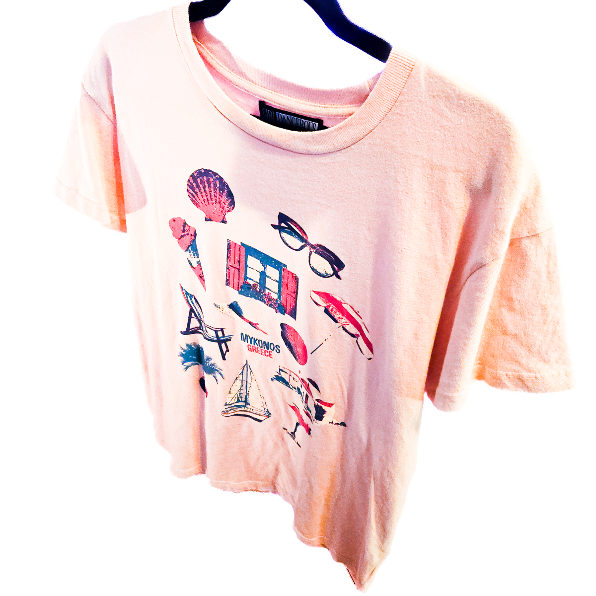 Girl Dangerous Boyfriend Tee Mykanos Greece