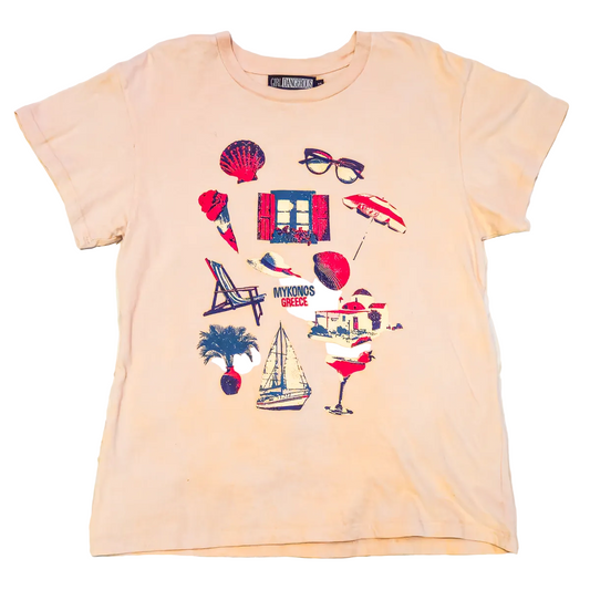 Girl Dangerous Boyfriend Tee Mykanos Greece