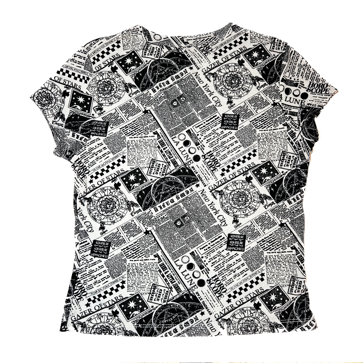 Riley & James Whimsygoth Crop Tee - Women's Size L