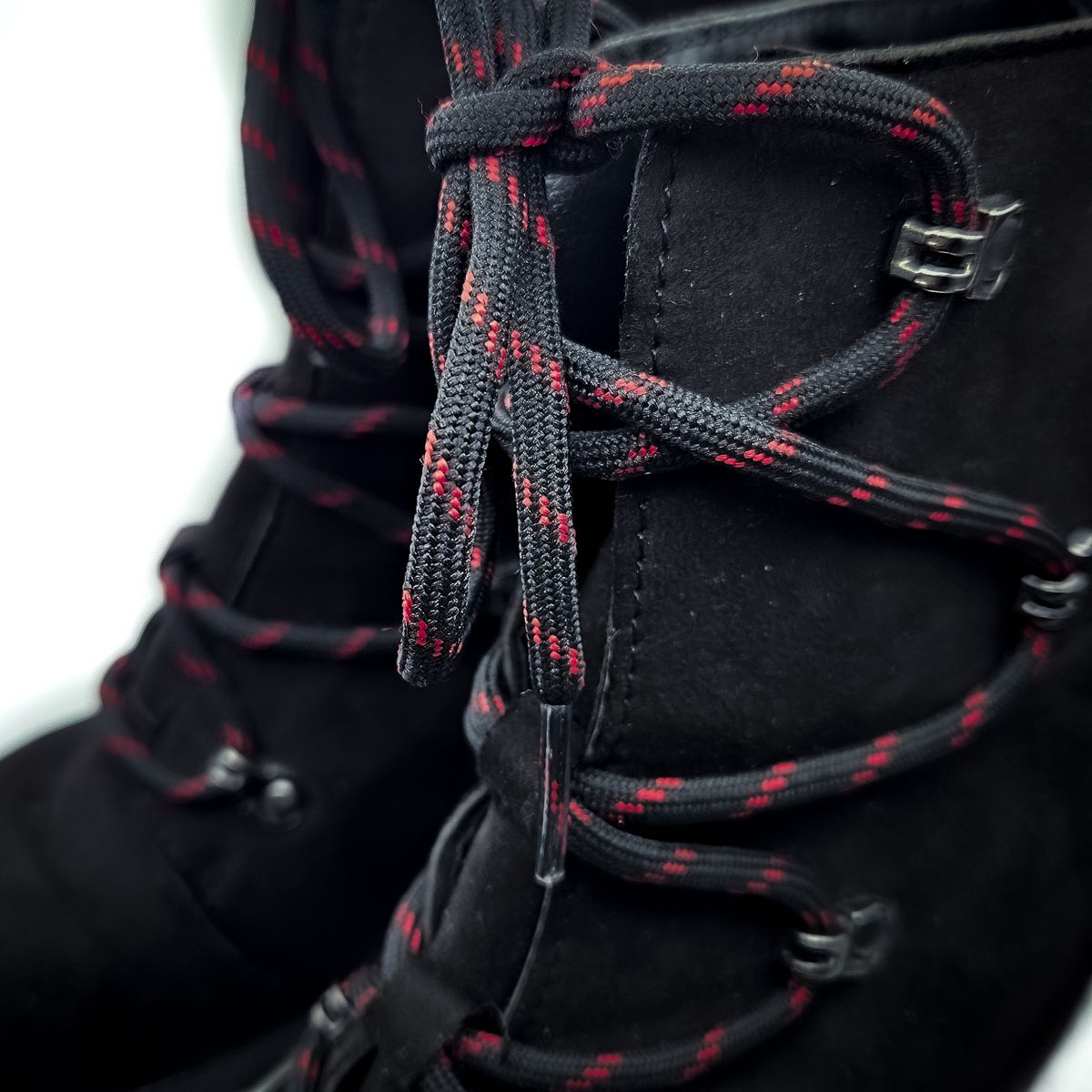 Serra Wedge Ankle Boot - Black and Red - Women's Size 8