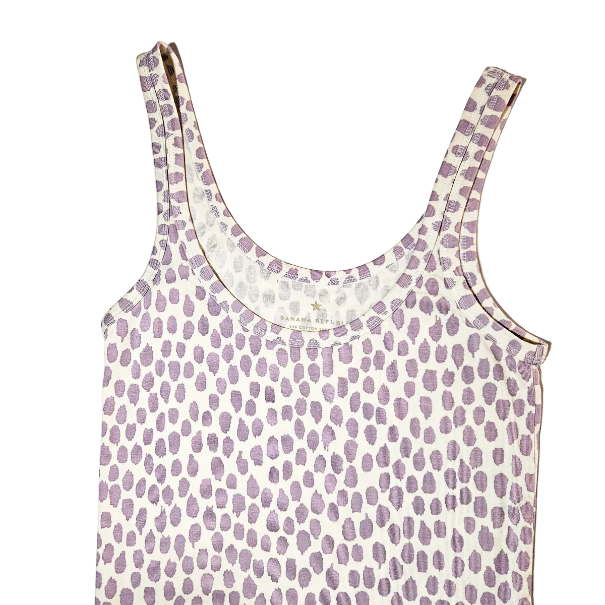 Banana Republic Purple Animal Print Tank - Size M