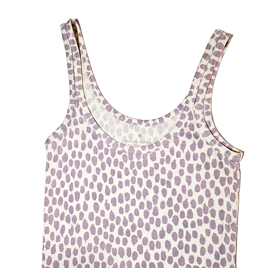 Banana Republic Purple Animal Print Tank - Size M