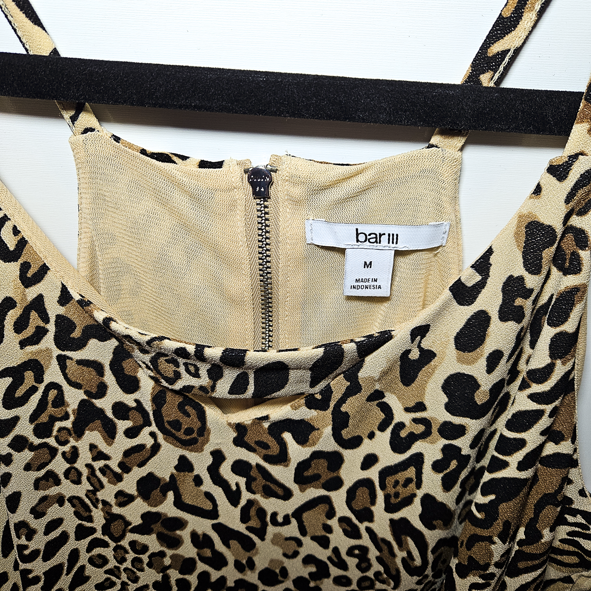 bar III Animal-Print Tank Top NWT - Size M