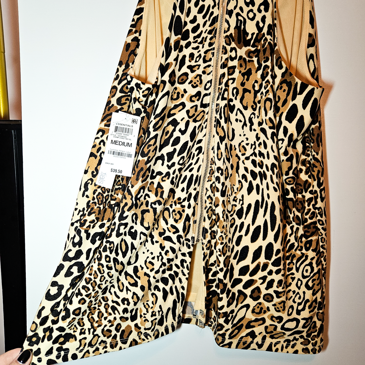 bar III Animal-Print Tank Top NWT - Size M