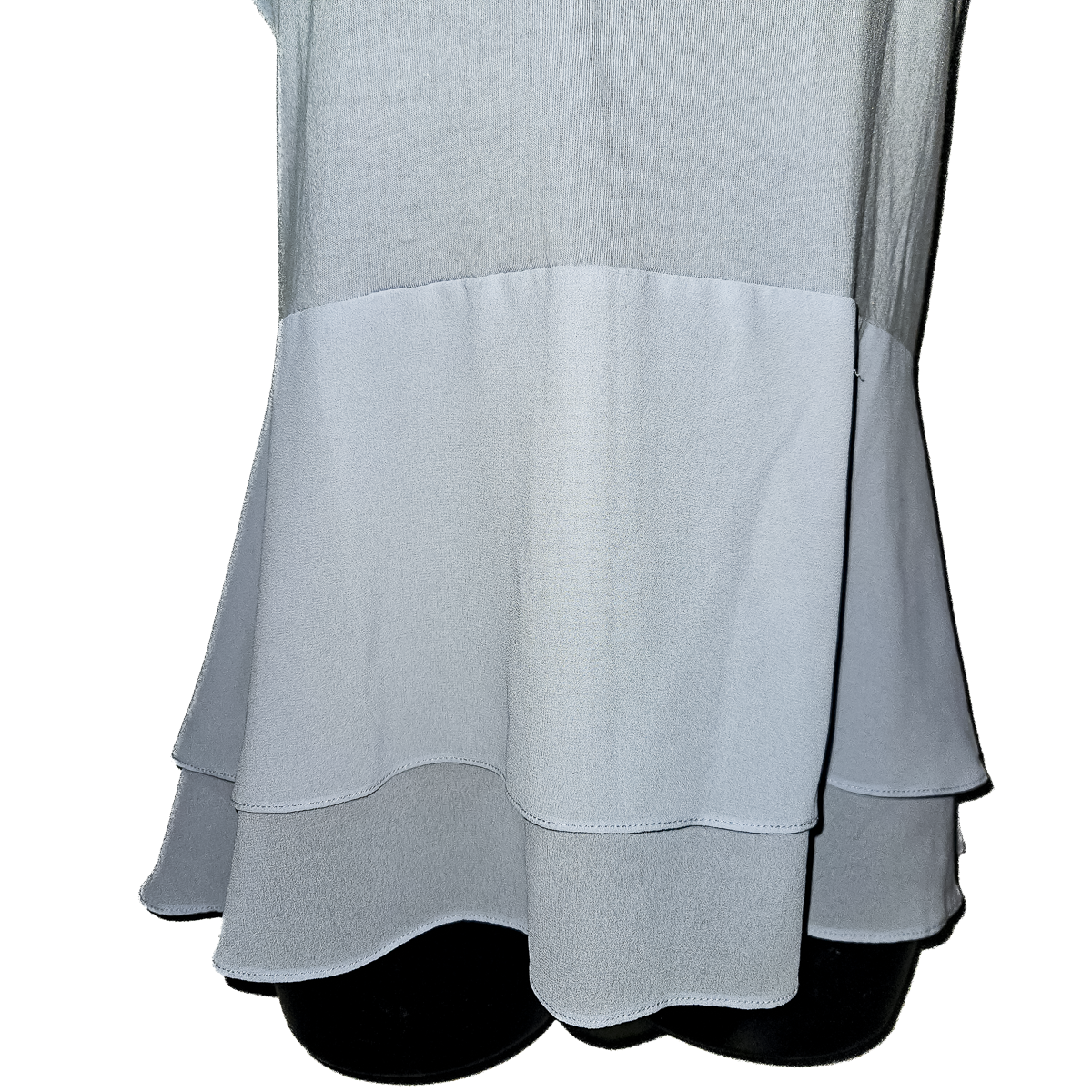 Blue Michael Kors Peplum Blouse - Women's L