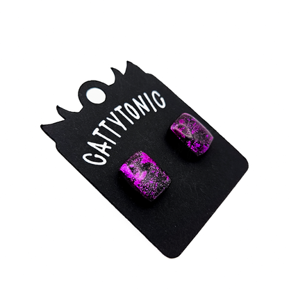 Stud Earring Pairs - Metallic Flakes