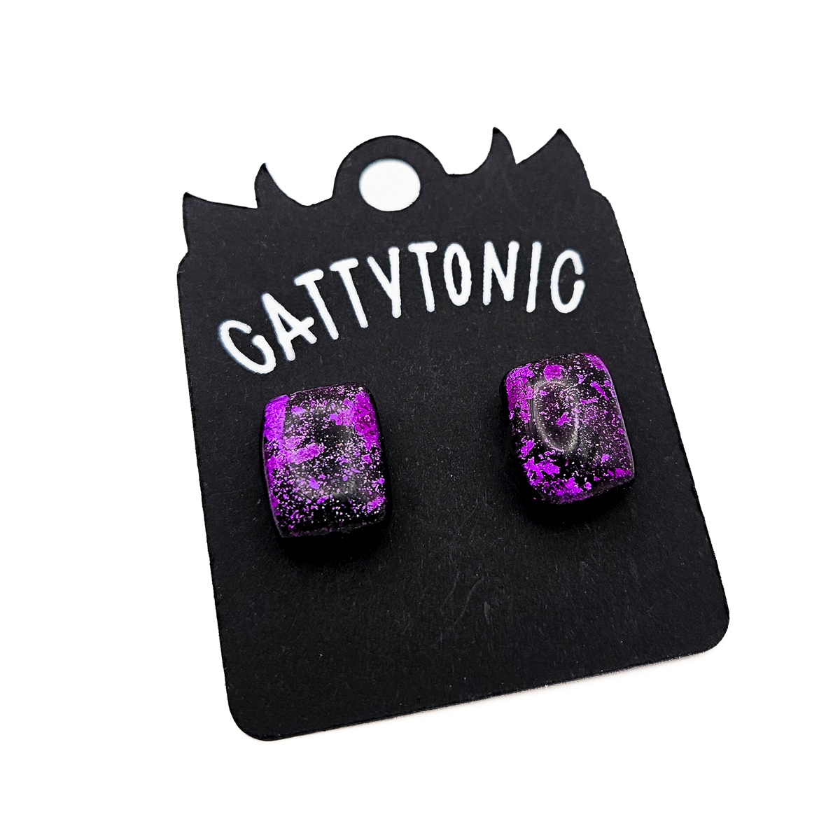 Stud Earring Pairs - Metallic Flakes
