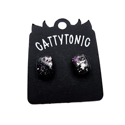 Stud Earring Pairs - Metallic Flakes