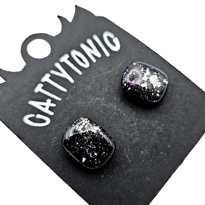 Stud Earring Pairs - Metallic Flakes