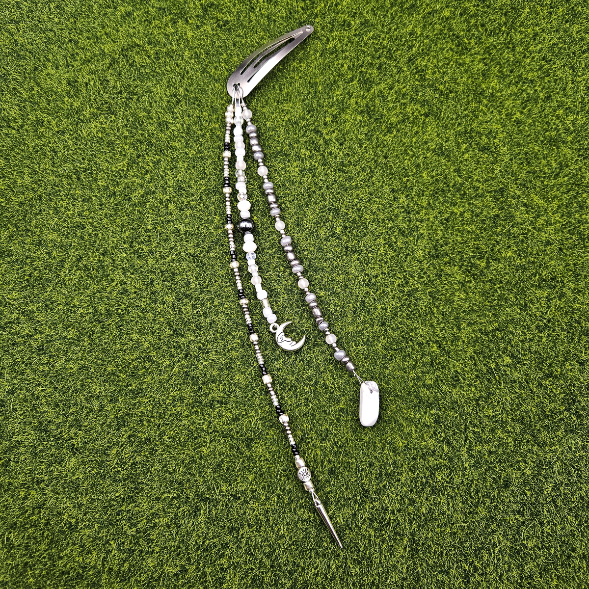 Beaded Hair Clip