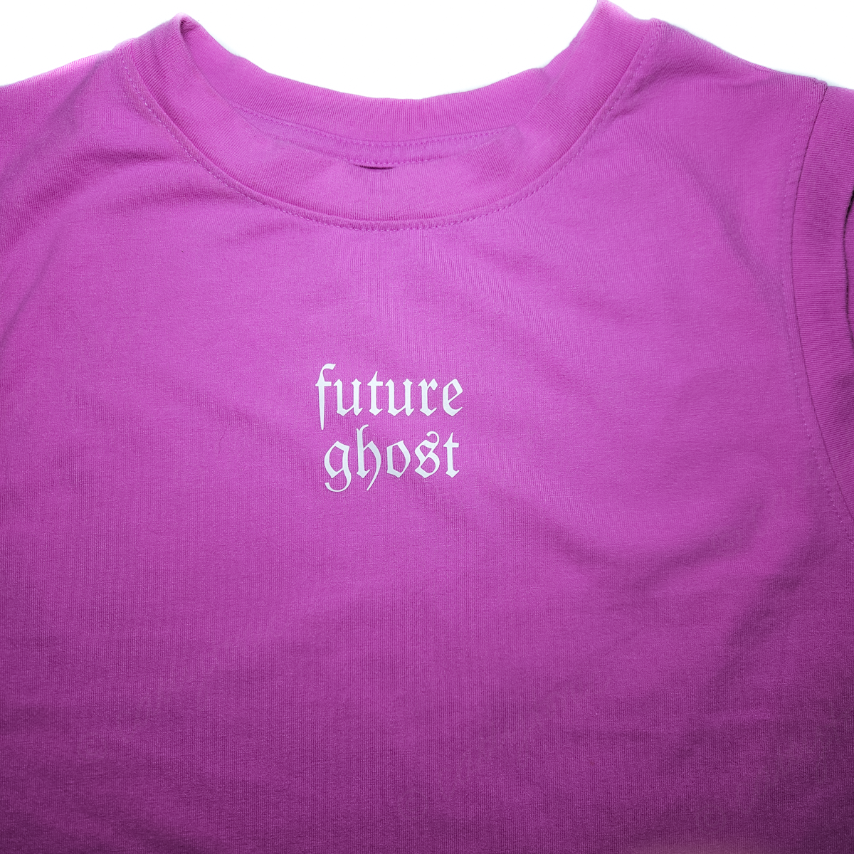 Future Ghost Crop Tank Pink - Size S