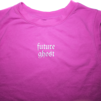 Future Ghost Crop Tank Pink - Size S