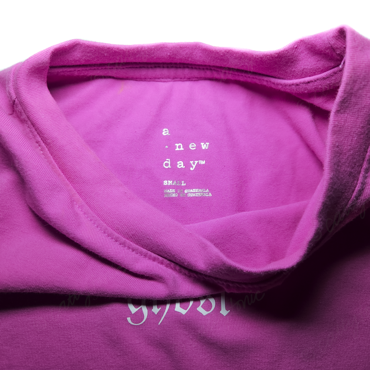 Future Ghost Crop Tank Pink - Size S