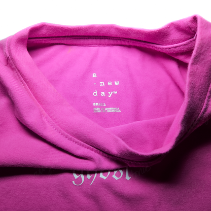 Future Ghost Crop Tank Pink - Size S