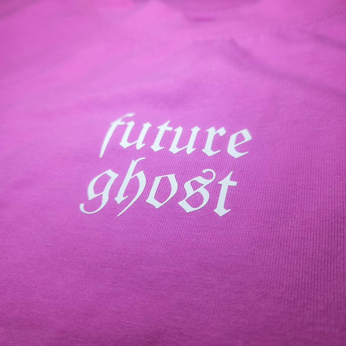 Future Ghost Crop Tank Pink - Size S