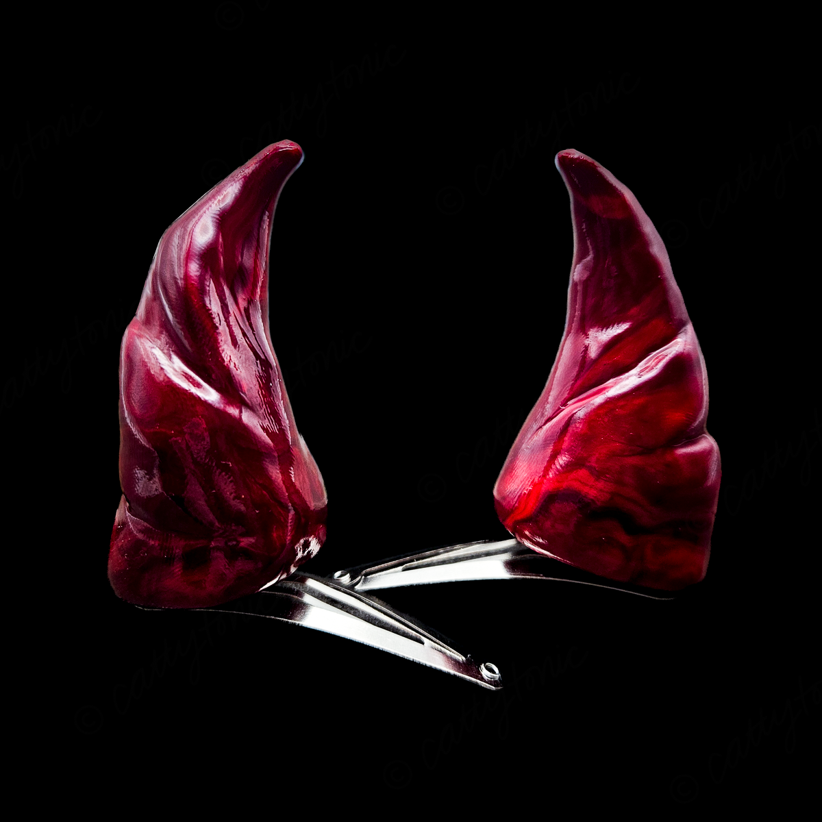 Lil Horns Hair Clips