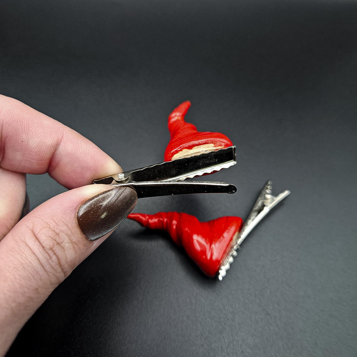 Lil Horns Hair Clips
