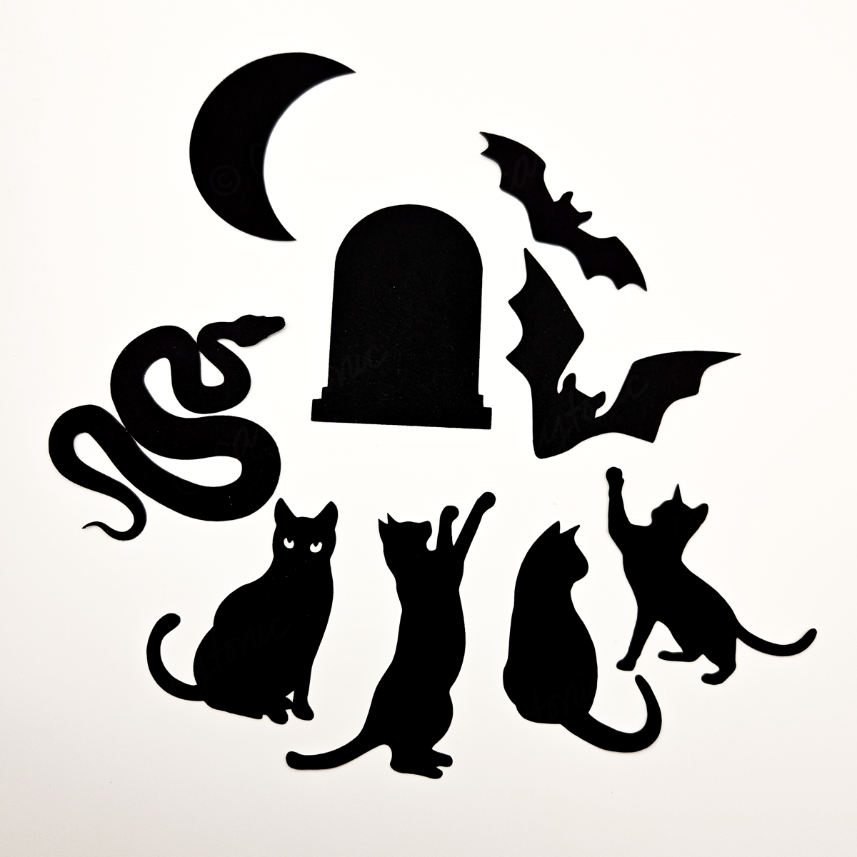 Slightly Haunted Papercraft Cutout Bundle